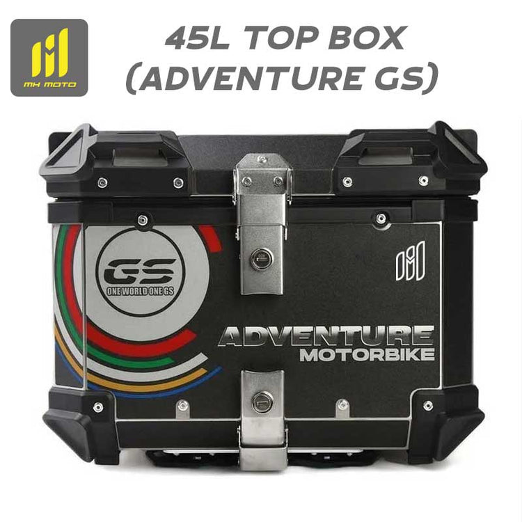 Motorcycle Aluminum Top box - AH Helmets