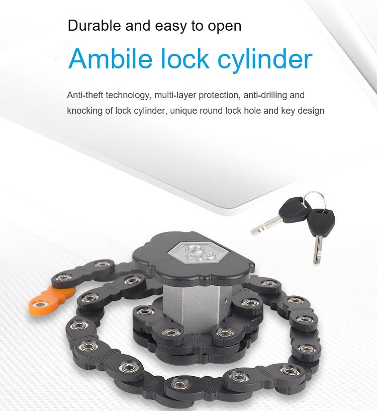 MH Moto Lock Wheel Protection and Security for Your Motorcycle & Bicycle