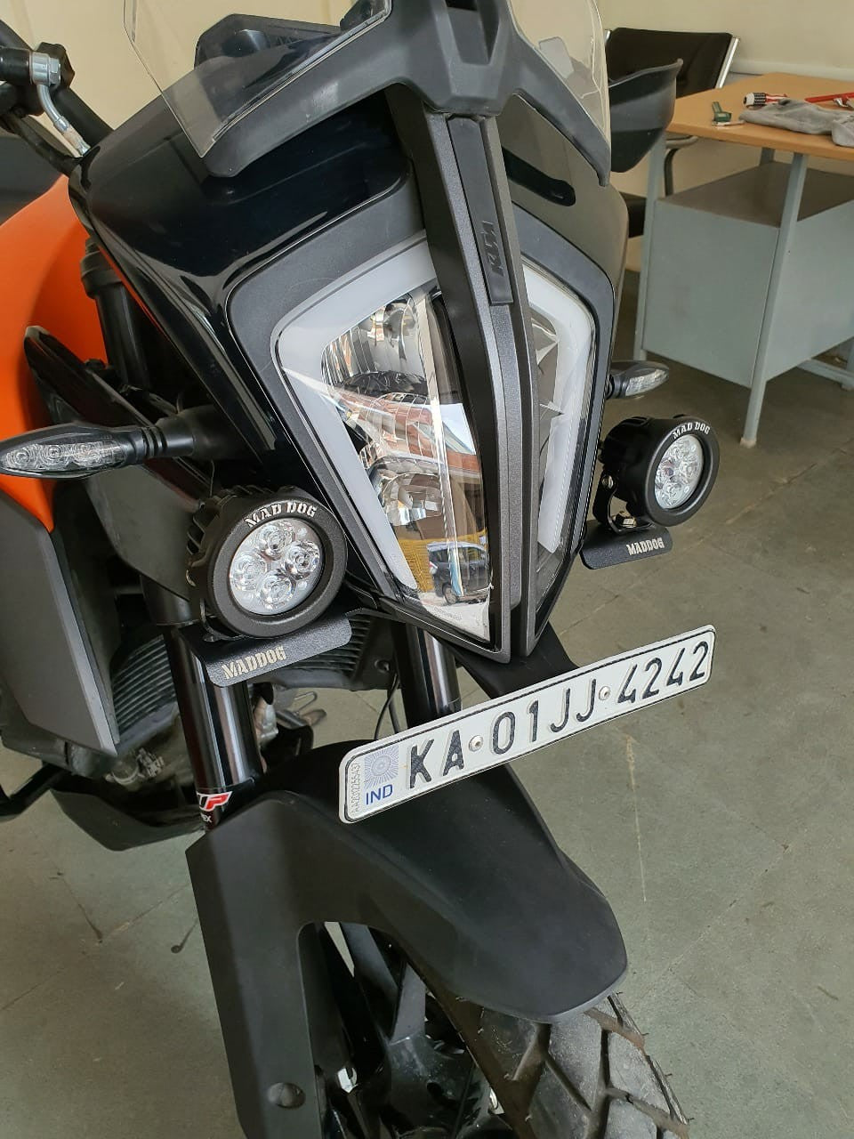 Mad Dog Light Mounts For KTM Adventure - AH Helmets