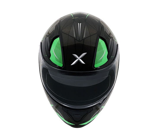 Axor Apex Hunter D/V Gloss Neon Green Helmet - AH Helmets