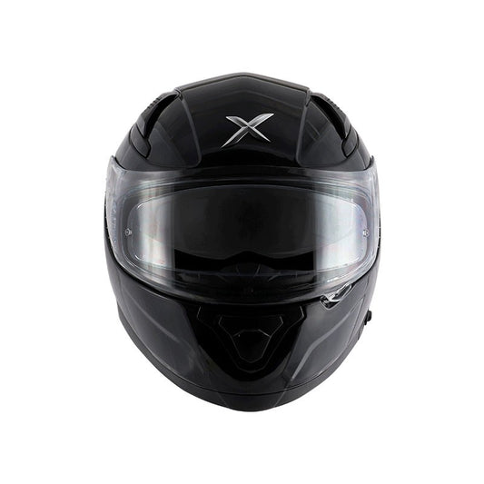 Axor Apex Solid Gloss Black Helmet - AH Helmets