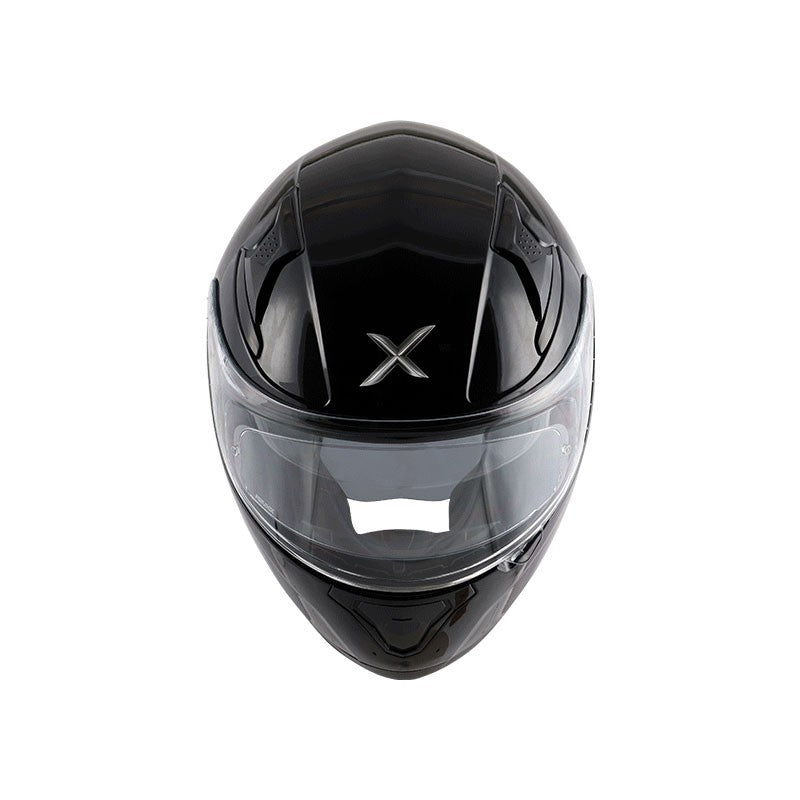 Axor Apex Solid Gloss Black Helmet - AH Helmets