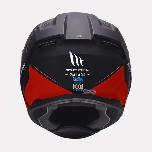 MT Hummer Galant Matt Red Helmet - AH Helmets