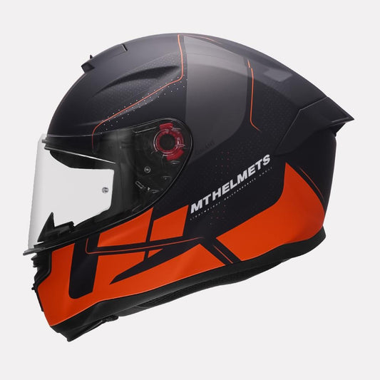 MT Hummer Galant Matt Orange Helmet - AH Helmets