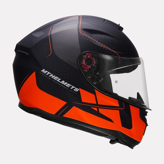 MT Hummer Galant Matt Orange Helmet - AH Helmets
