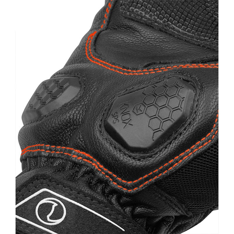 Rynox Tornado Pro 3 Gloves Black Orange - AH Helmets