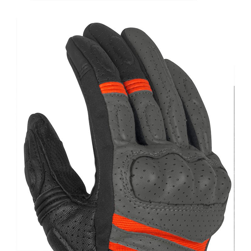 Rynox Air GT Gloves Dark Grey Red
