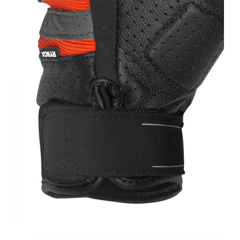Rynox Air GT Gloves Dark Grey Red