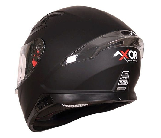 Axor Apex Solid Matt Black Helmet - AH Helmets