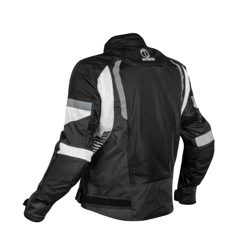Rynox New Tornado Pro 4 Jacket (Black White)