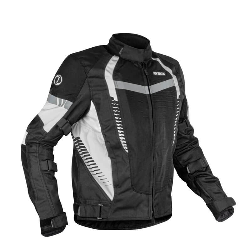 Rynox New Tornado Pro 4 Jacket (Black White)
