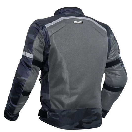 Rynox Urban X Jacket (Camo Grey Blue) - AH Helmets