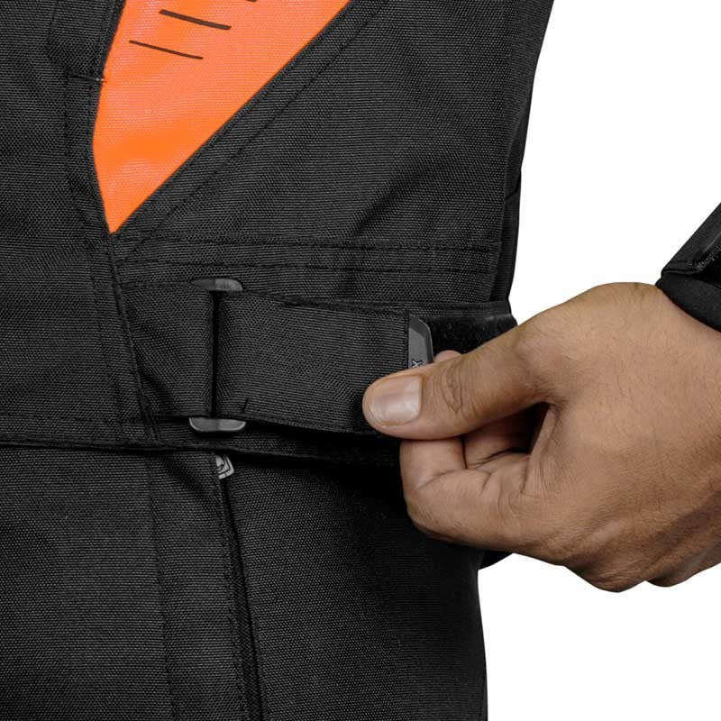 Rynox Tornado Pro 4 Jacket ( Black Orange ) - AH Helmets