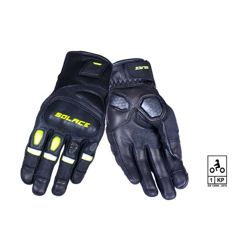 Solace Rival Urban Ce Gloves (Neon) - AH Helmets