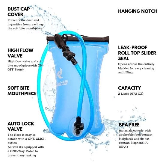 Raida Hydration Bladder 2 Ltr