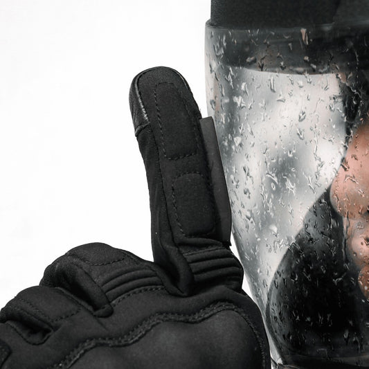 Raida AqDry Waterproof Gloves ( Red ) - AH Helmets