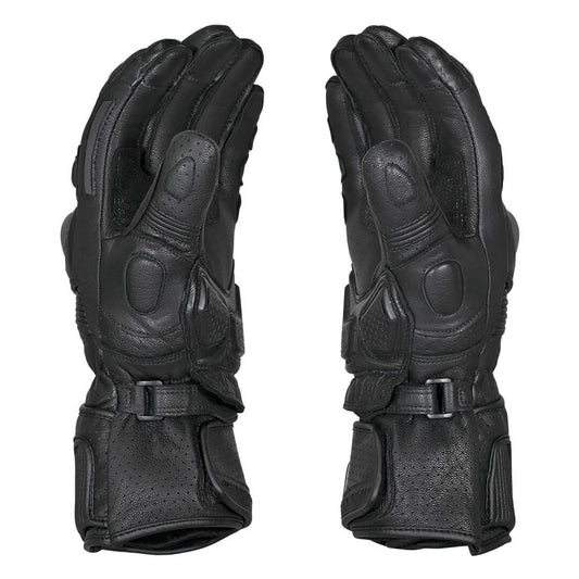 ViaTerra Grid – Riding Black full gauntlet Gloves - AH Helmets