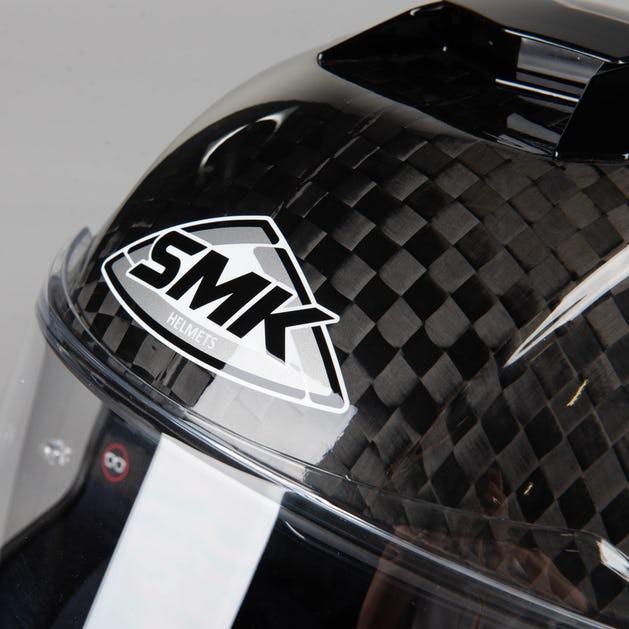 SMK Titan Carbon Fiber Gloss Black (GLCA200) Helmet