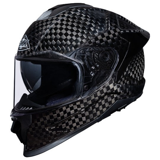 SMK Titan Carbon Fiber Gloss Black (GLCA200) Helmet