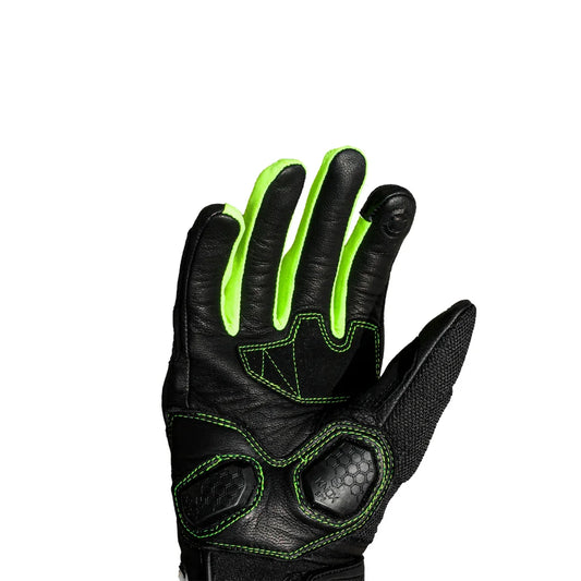 Raida AirWave Motorcycle Gloves | Hi-Viz - AH Helmets
