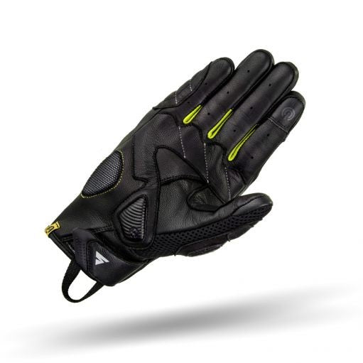 Shima Rush Black Flo Yellow Gloves - AH Helmets