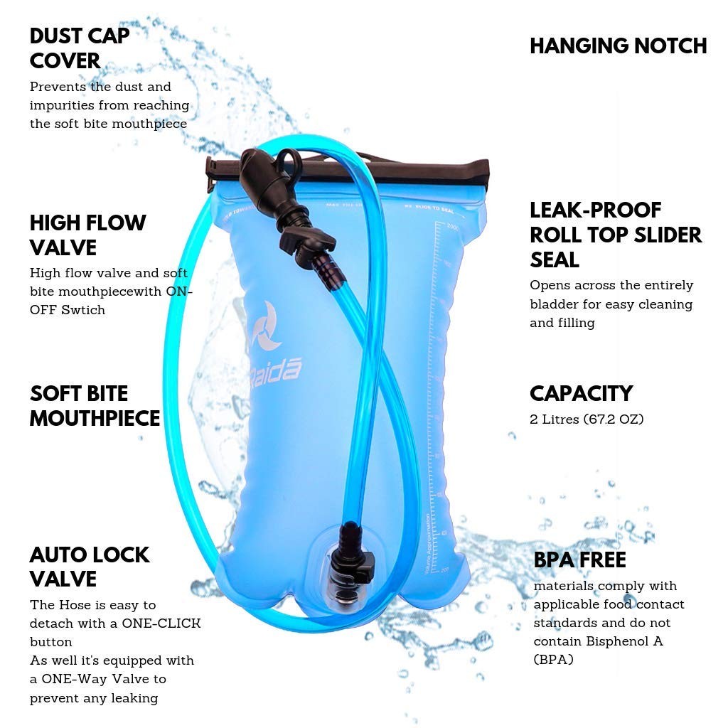 Raida Hydration Backpack (with Bladder) - Hiviz