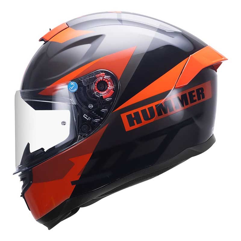 MT Hummer Quo Gloss Red Helmet - AH Helmets