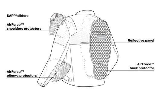 Shima Drift Red Riding Jacket - AH Helmets