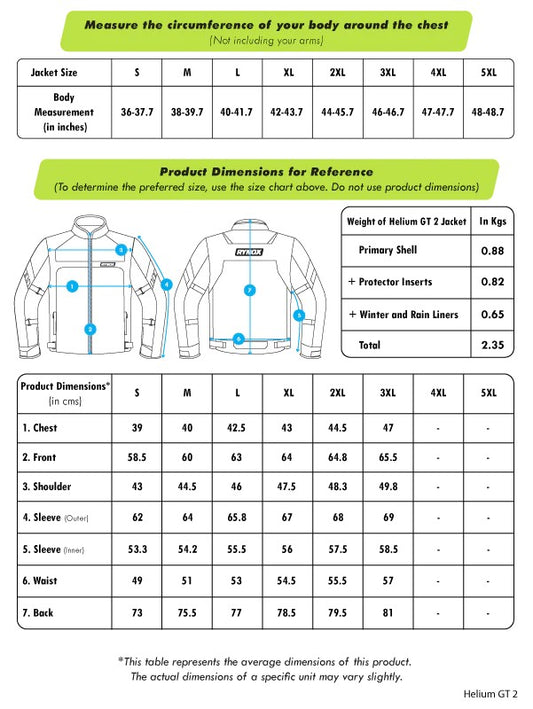 Rynox Tornado Pro 4 Jacket - Ce Certified Class A Orange - AH Helmets
