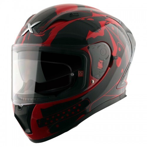 Axor Street DC Batman Gloss Red Helmet - AH Helmets