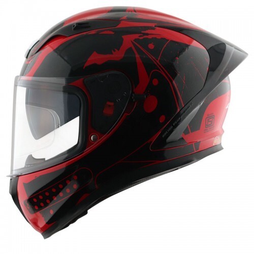 Axor Street DC Batman Gloss Red Helmet - AH Helmets