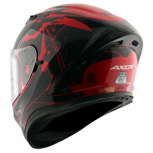 Axor Street DC Batman Gloss Red Helmet - AH Helmets