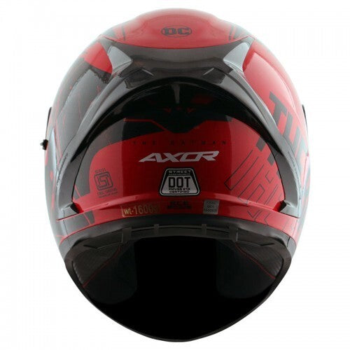 Axor Street DC Batman Gloss Red Helmet - AH Helmets