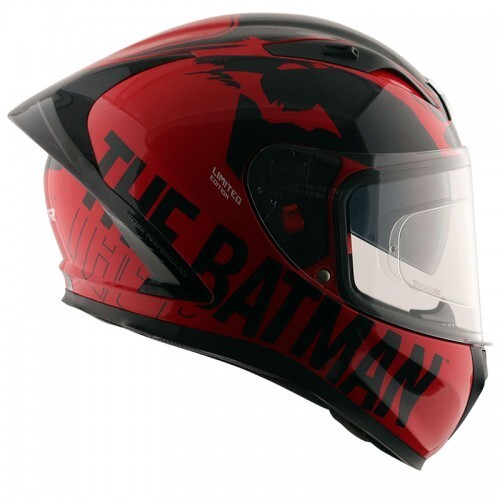 Axor Street DC Batman Gloss Red Helmet - AH Helmets