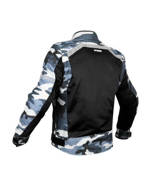 Rynox Urban X Jacket (Camo Light Black) - AH Helmets