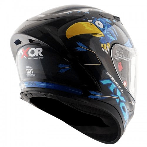 Axor Street Zazu Gloss Blue Helmet - AH Helmets
