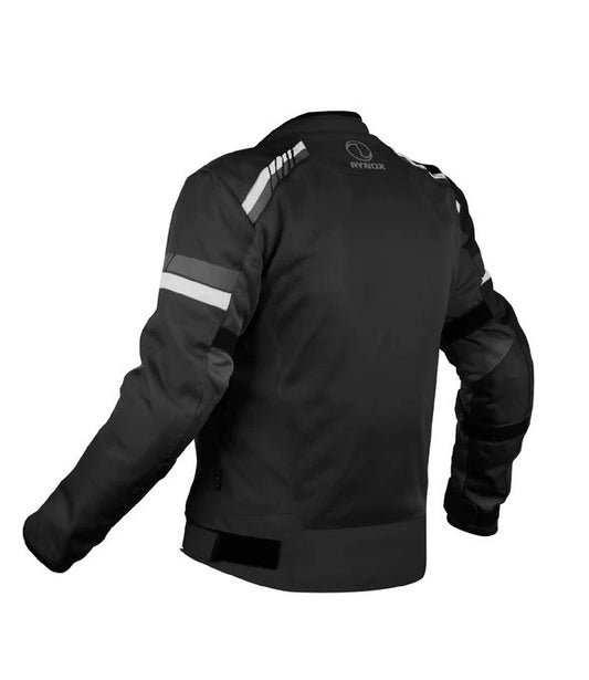Rynox Air GT 4 Black Jacket - AH Helmets