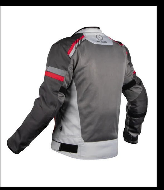 Rynox Air GT 4 Red Dark Grey Jacket - AH Helmets