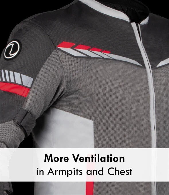 Rynox Air GT 4 Red Dark Grey Jacket