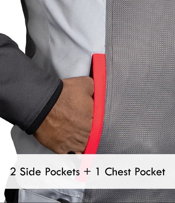 Rynox Air GT 4 Red Dark Grey Jacket