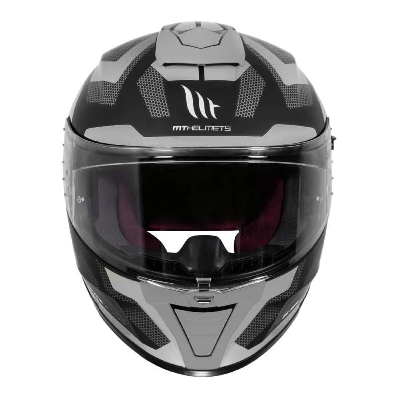 MT Blade 2sv Finish Line Matt Grey Helmet