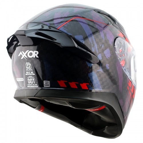 Axor Apex Gloss Carbon Grey Red Helmet Big Checks