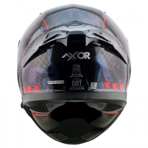 Axor Apex Gloss Carbon Grey Red Helmet Big Checks