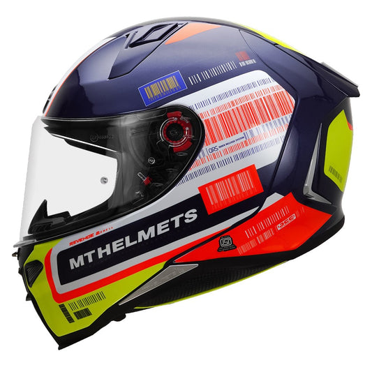 MT Revenge 2 FF110 GLOSS RS BARCODE Helmet - AH Helmets