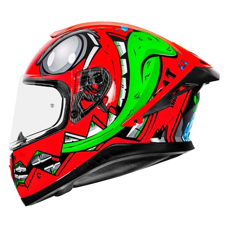 Mt Thunder3 Pro Creature Gloss Red Helmet