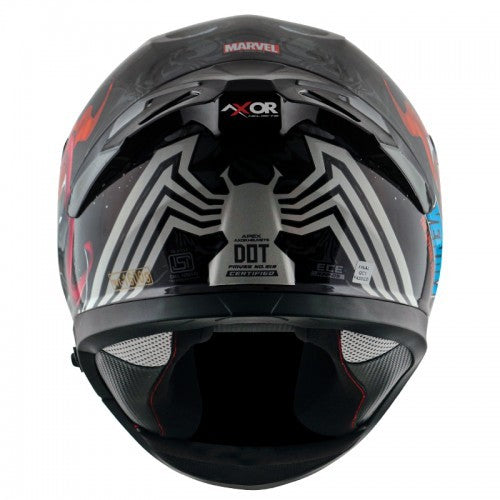 Apex Marvel Venom Black Red Helmet - AH Helmets