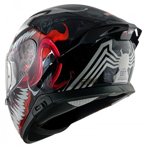 Apex Marvel Venom Black Red Helmet - AH Helmets