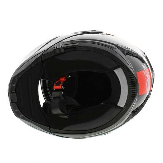 LS2 FF902 Scope HAMR Gloss Black Titanium Red Helmet - AH Helmets