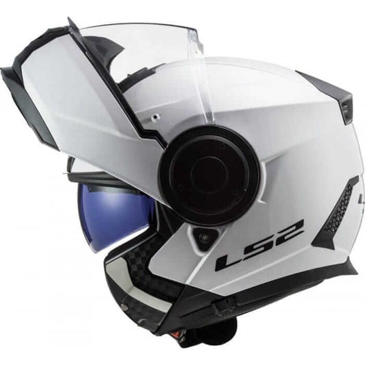 LS2 FF902 Scope Solid Gloss White Helmet - AH Helmets