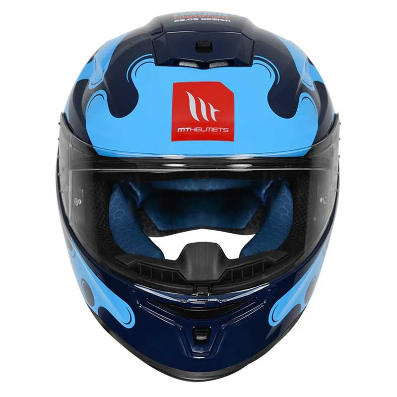 MT Hummer Liquer Gloss Blue Helmet